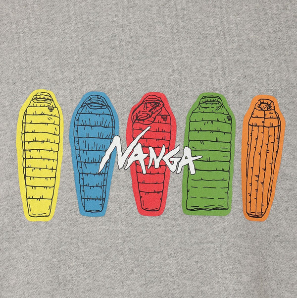 NANGA ( ナンガ ) ECO HYBRID SWEATSHIRT ( SB PT ) エコハイブリッド スウェットシャツ スリーピングバッグプリント | スウェットシャツ | シャツ | 長袖シャツ | 裏毛 | 長袖 | トップス | ウェア | アパレル