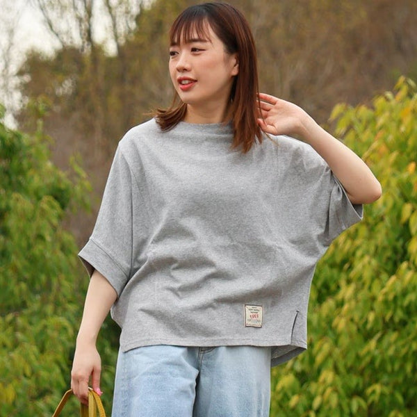 KRIFF MAYER ( クリフメイヤー ) ウェットプロテクトモモンガT | LADYS | レディース | W2447832 | トップス | 汗が滲みにくい | 接触冷感 | 軽撥水 | ドルマンスリーブ | Tシャツ | シャツ | 半袖 | 夏服 | くりふめいやー