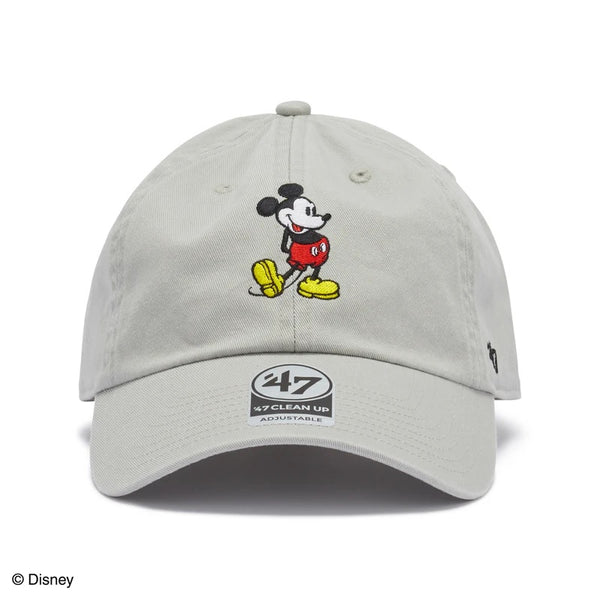'47 ( フォーティーセブン ) '47 クリーンナップ Disney ミッキーマウス | 帽子 | キャップ | ディズニー | ミッキー | メンズ | レディース | コラボ | ウォッシュド加工 | 正規品 | サイズ調整 | ブラック | ホワイト | カーキ | グレー | ブラウン | ネイビー