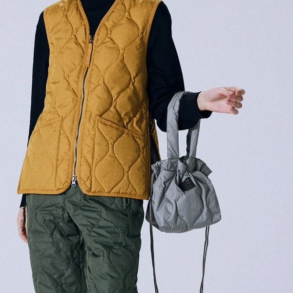 TAION ( タイオン ) ミリタリー ダウントートバッグS | バッグ | 定番 | ダウン | 鞄 | カバン | シンプル | 洗える | トートバッグ | 巾着バッグ | 機能性 | TAION-TT02ML-1-S | 小型バッグ | 小さめ | お出かけ | プレゼント | ギフト | たいおん