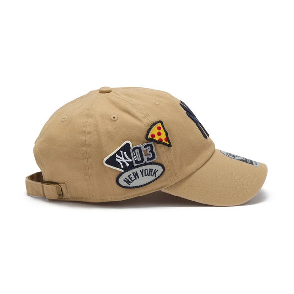 '47 ( フォーティーセブン ) クリーンナップ ニューヨーク・ヤンキース BADGES キャップ 帽子 ベースボールキャップ CLEAN UP MLB メジャーリーグ ニューヨークヤンキース ヤンキース NY ロゴ 刺繍 メンズ レディース ユニセックス カーブバイザー アジャスター サイズ調整