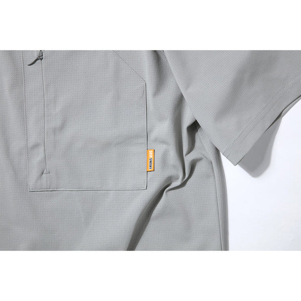 GRIP SWANY ( グリップスワニ－ ) 【 GSMCT0005 】 GS AIRFLOW TEE | シャツ | 半袖シャツ | 半袖 | アウトドア | キャンプ | シンプル | Tシャツ | 速乾 | 伸縮 | ドローコード | ポケット | ぐりっぷすわにー | 夏服