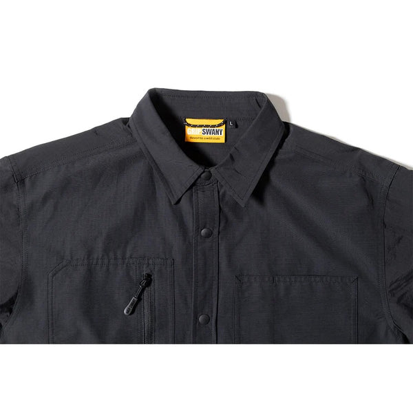 GRIP SWANY ( グリップスワニー ) 【 GSMSH0016 】 GEAR POCKET SHIRT | シャツ | 長袖シャツ | アウトドア | レジャー | キャンプ | コットン | ナイロン | 綿 | ポケット | 大容量 | ぐりっぷすわにー