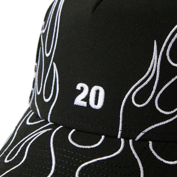 NEW ERA ( ニューエラ ) 9FORTY A-Frame The Flame 帽子 キャップ 炎 フレーム ファイヤー ロゴ 刺繍 ストリート カジュアル ブランド ベースボールキャップ アウトドア キャンプ 15137114 15137115
