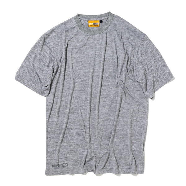 GRIP SWANY ( グリップスワニー ) 【 GSMCT0014 】 BOX LOGO DRY S/S TEE | シャツ | Tシャツ | 半袖 | 半袖Tシャツ | 半袖シャツ | シンプル | UVカット | 速乾 | バックプリント | ランニング | キャンプ | ジム | 使いやすい | アウトドア | レジャー | ぐりっぷすわにー
