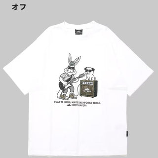 KRIFF MAYER ( クリフメイヤー ) クリフラビット半袖Tシャツ | ギター | 2556300 | 半袖 | Tシャツ | 綿100% | プリントT | カジュアル | 夏 | オシャレ | お出かけ | メンズ | レディース | くりふめいやー