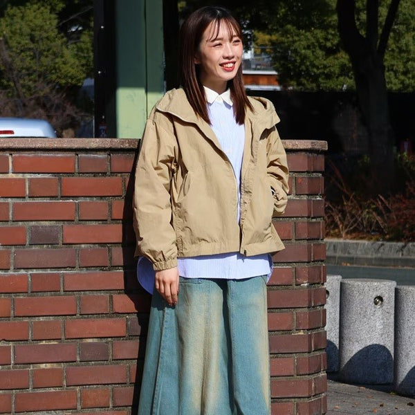KRIFF MAYER ( クリフメイヤー ) 花粉ドロップフードJK | ジャケット | アウター | LADYS | レディース | W2537810 | ウェア | トップス | 撥水 | 軽量 | 春服 | 防汚 | 体型カバー | Aライン | くりふめいやー