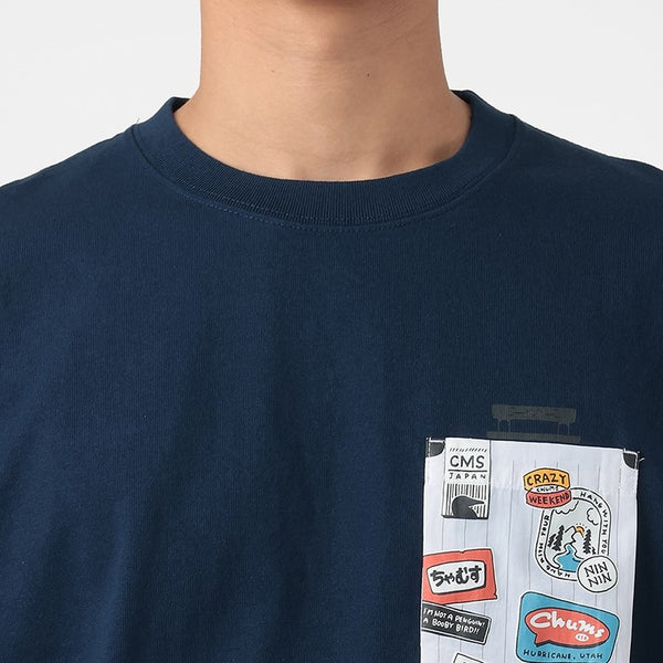 CHUMS ( チャムス ) ブービーロストシティトリップポケットTシャツ | 半袖 | Tシャツ | 半袖Tシャツ | ウェア | 夏服 | アパレル | トップス | オシャレ | バックプリント | コットン | 耐久性 | 型くずれしにくい | CH01-2739 | ちゃむす