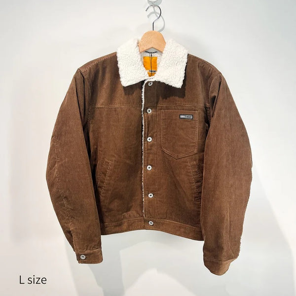 GRIP SWANY ( グリップスワニー ) 【 GSMJ-059 】 SHERPA TRUCKER JACKET | ジャケット | アウター | 冬 | 防寒 | シンプル | 暖かい | オシャレ | コットン | コーデュロイ | ユニセックス | メンズ | レディース | ボア | ウェア | ぐりっぷすわにー