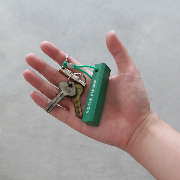 DETAIL ( ディテール ) Parking Curb Keyring パーキングカーブ キーリング | PC台になるキーホルダー | キーホルダー | フローティングキーホルダー | 水に浮く | 可愛い | グレー | イエロー | レッド | グリーン | H0078 | でぃてーる