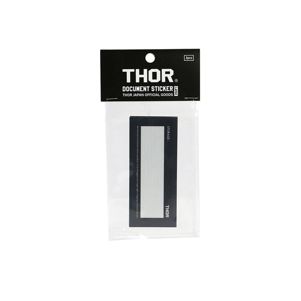 THOR ( ソー ) THOR Document Sticker " Large " ソードキュメントステッカー ラージ | ステッカー | アウトドア | キャンプ | 3枚セット | 耐水性 | そー | 3627L