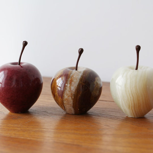 DETAIL ( ディテール ) Marble Apple Small マーブルアップル スモール | リンゴ | オブジェ | 置物 | りんご | Sサイズ | インテリア | オシャレ | 大理石 | 天然 | ヴィンテージ | 3348 | デスク | でぃてーる