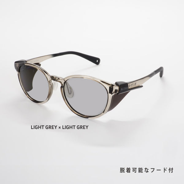NIHO ( ニホ ) -OTO- NH-103 偏光サングラス ボストン型 サングラス 軽量 アウトドア 登山 トレッキング ハイキング 釣り キャンプ 雪山 紫外線対策 反射光カット サイドフード 着脱可能 メンズ レディース