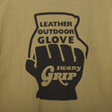 GRIP SWANY ( グリップスワニー ) 【 GSMCT-117 】 GLOVE LOGO TEE | 半袖 | シャツ | Tシャツ | アパレル | コットン100% | バックプリント | オシャレ | アウトドア | お出かけ | キャンプ | レジャー | ぐりっぷすわにー