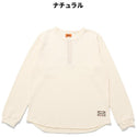 KRIFF MAYER ( クリフメイヤー ) ハニカムワッフルヘンリーロンT メンズ 長袖Tシャツ ロンT ヘンリーネック ワッフル サーマル 無地 カジュアル アメカジ ミリタリー インナー トップス ラウンド裾 リブ袖 ヴィンテージ 秋冬春 アウトドア キャンプ デイリー 2517820