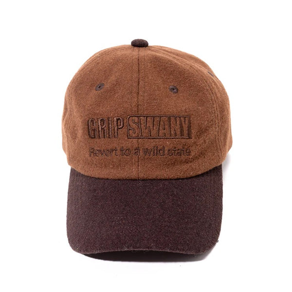 GRIP SWANY ( グリップスワニー ) 【 GSUA-093 】 WOOL FLANNEL CAP | 帽子 | キャップ | オシャレ | 秋 | 冬 | ウール | シンプル | ベースボールキャップ | スタンダード | アウトドア | レジャー | お出かけ | 日よけ | ぐりっぷすわにー