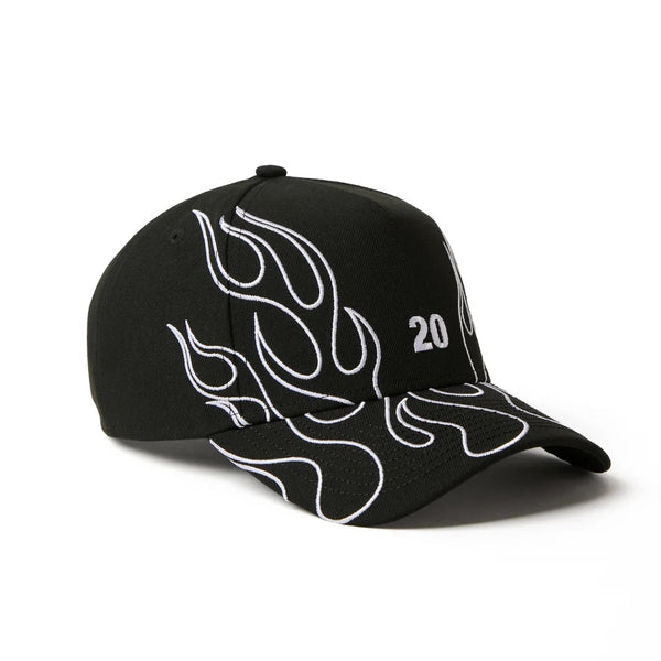 NEW ERA ( ニューエラ ) 9FORTY A-Frame The Flame 帽子 キャップ 炎 フレーム ファイヤー ロゴ 刺繍 ストリート カジュアル ブランド ベースボールキャップ アウトドア キャンプ 15137114 15137115