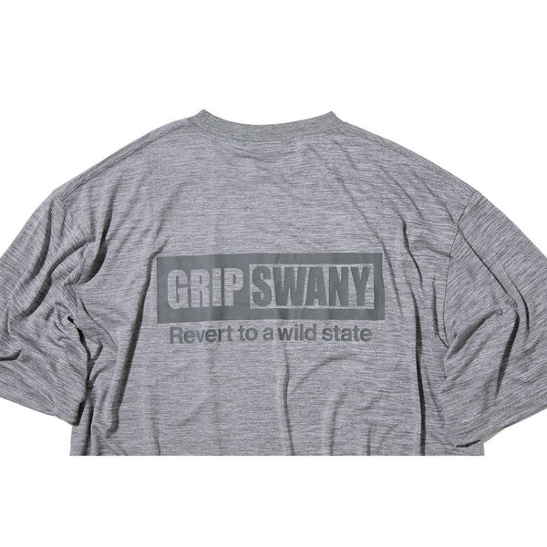 GRIP SWANY ( グリップスワニー ) 【 GSMCT0014 】 BOX LOGO DRY S/S TEE | シャツ | Tシャツ | 半袖 | 半袖Tシャツ | 半袖シャツ | シンプル | UVカット | 速乾 | バックプリント | ランニング | キャンプ | ジム | 使いやすい | アウトドア | レジャー | ぐりっぷすわにー