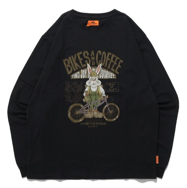 KRIFF MAYER ( クリフメイヤー ) クリフラビットロンT ( 自転車 ) 2517806 | シャツ | ウェア | Tシャツ | 長袖 | 秋服 | 冬服 | メンズ | レディース | ユニセックス | 綿 | プリントT | くりふめいやー | オシャレ