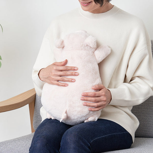 Life on Products ( ライフオンプロダクツ ) 抱きしめたくなる 蓄熱式アニマル湯たんぽ | LCAWA009 | 湯たんぽ | 防寒 | 抱っこ | 繰り返し使える | エコ | ぶた | ひつじ | くま | コードレス | ふわふわ | 暖かい | 自宅 | リビング | 持ち運び | ぬいぐるみ