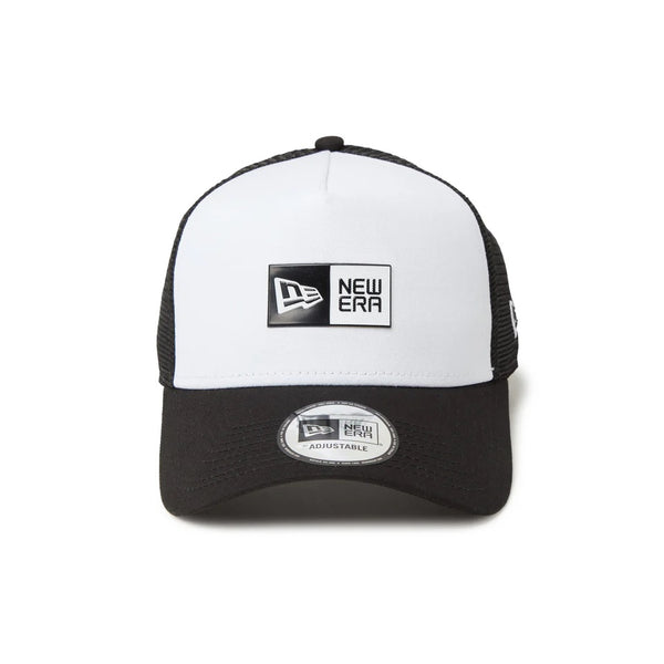 NEW ERA ( ニューエラ ) 9FORTY A-Frame トラッカー Box Logo TPUロゴ | 帽子 | キャップ | 日よけ | アウトドア | キャンプ | ユニセックス | メッシュ | スナップバック | サイズ調整 | ロゴ | にゅーえら