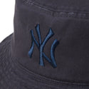 NEW ERA ( ニューエラ ) バケット01 リバーシブル MLB Bucket Hat ニューヨーク・ヤンキース ネイビー / ダークグラファイト | ハット | 帽子 | 日よけ | コットン | ユニセックス | アウトドア | お出かけ | オシャレ | キャンプ | 14744770 | にゅーえら