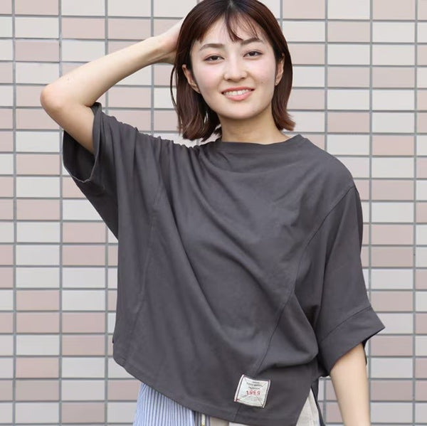 KRIFF MAYER ( クリフメイヤー ) ウェットプロテクトモモンガT | LADYS | レディース | W2447832 | トップス | 汗が滲みにくい | 接触冷感 | 軽撥水 | ドルマンスリーブ | Tシャツ | シャツ | 半袖 | 夏服 | くりふめいやー