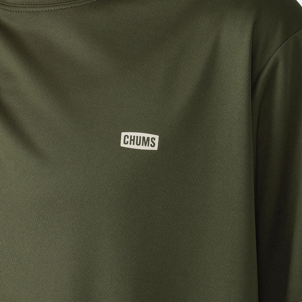 CHUMS ( チャムス ) シナワバブービーロゴTシャツ 半袖 Tシャツ メンズ レディース ユニセックス トップス カットソー ロゴTシャツ UVカット ドライ ストレッチ アウトドア キャンプ フェス レジャー カジュアル 普段使い CH01-2930