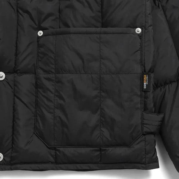 TAION ( タイオン ) ワーク クルーネック ダウンジャケット | アウター | ジャケット | 軽い | コンパクト | 軽量 | アウトドア | キャンプ | レジャー | シンプル | 保温 | 防寒 | 冬 | 定番 | 定番ダウン | TAION-104BWK | たいおん