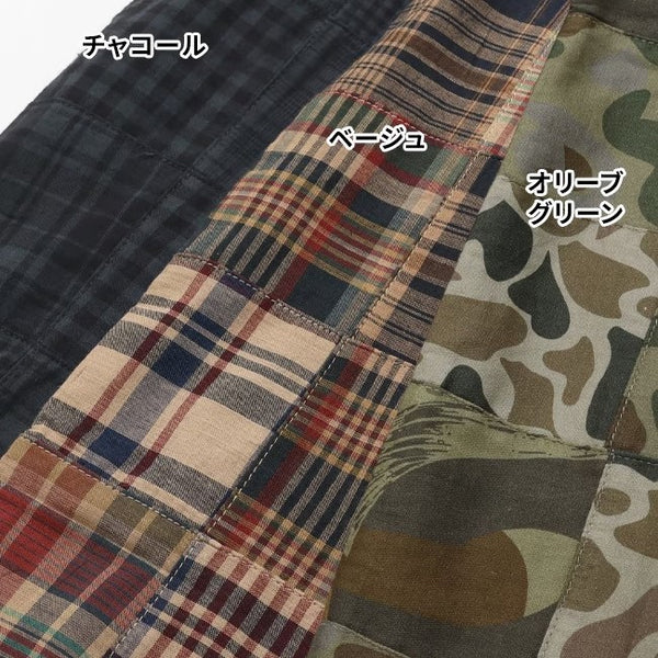 KRIFF MAYER ( クリフメイヤー ) パッチワークショーツ | MENS | 2553103 | メンズ | 綿100％ | ボトムス | ハーフパンツ | 半ズボン | アパレル | ショートパンツ | パッチワーク | くりふめいやー | カジュアル