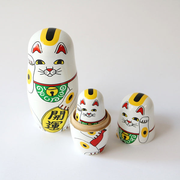 DETAIL ( ディテール ) Lucky Cat ラッキーキャット | 招き猫のマトリョーシカ | 招き猫 | マトリョーシカ | マトリョシカ | インテリア | ネコ | プレゼント | ギフト | 可愛い | 商売繁盛 | 千客万来 | 縁起物 | 3415LU