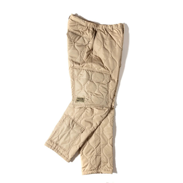 GRIP SWANY ( グリップスワニー ) 【 TAION-GRIPSWANY-PT01 】 TAION X GRIP SWANY DOWN CARGO PANTS | ロングパンツ | アウトドア | キャンプ | レジャー | ダウン | 保温 | 冬 | ユニセックス | 防寒 | ぐりっぷすわにー | タイオン