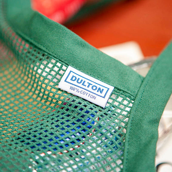 DULTON ( ダルトン ) コットン ハーフ メッシュ バッグ L トートバッグ エコバッグ メッシュバッグ ショッピングバッグ コットンバッグ 大容量 買い物 キャンプ アウトドア レディース メンズ