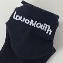 LOUDMOUTH ( ラウドマウス ) レディース スニーカーソックス 靴下 | カラフル | らうどまうす | ライン | ロゴ | シンプル | 短め | 綿 | アクリル | 764950 | ゴルフ