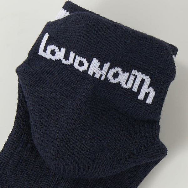 LOUDMOUTH ( ラウドマウス ) レディース スニーカーソックス 靴下 | カラフル | らうどまうす | ライン | ロゴ | シンプル | 短め | 綿 | アクリル | 764950 | ゴルフ