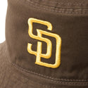 NEW ERA ( ニューエラ ) バケット01 リバーシブル MLB Bucket Hat サンディエゴ・パドレス アッシュブラウン/ウォルナット | 帽子 | バケットハット | バケハ | 可愛い | オシャレ | 日よけ | ロゴ | コットン | カジュアル | 14744769 | にゅーえら | リバーシブル