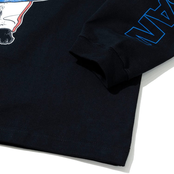 go slow caravan ( ゴースローキャラバン ) 【 NISSAN×go slow caravan 】 超ヘビーUSA/CRALLYメカニック猫ロングスリーブTEE | MENS | メンズ | トップス | ウェア | ロンT | 長袖 | Tシャツ | 綿100％ | 351951 | ごーすろーきゃらばん