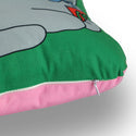 DETAIL ( ディテール ) The Enjoy C&D Club Cushion エンジョイ C&D クラブ クッション | 猫イラストクッション | ネコ | クッション | インテリア | ソファ | マイクロファイバー | プレゼント | 3666CGRN | 3666CBLU