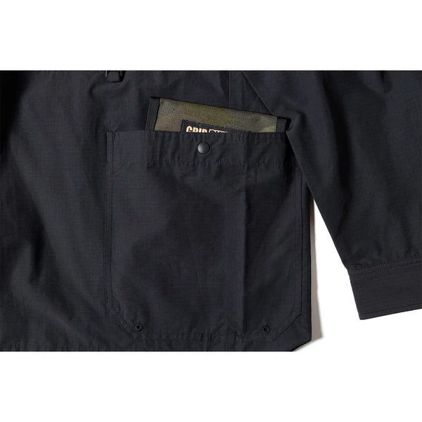 GRIP SWANY ( グリップスワニー ) 【 GSMSH0016 】 GEAR POCKET SHIRT | シャツ | 長袖シャツ | アウトドア | レジャー | キャンプ | コットン | ナイロン | 綿 | ポケット | 大容量 | ぐりっぷすわにー