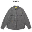 KRIFF MAYER ( クリフメイヤー ) シアサッカーチェックドアシャツ | MENS | 2535103 | メンズ | 長袖 | 長袖シャツ | カジュアル | オシャレ | 春服 | アパレル | チェック | ゆったり | 綿100％ | くりふめいやー