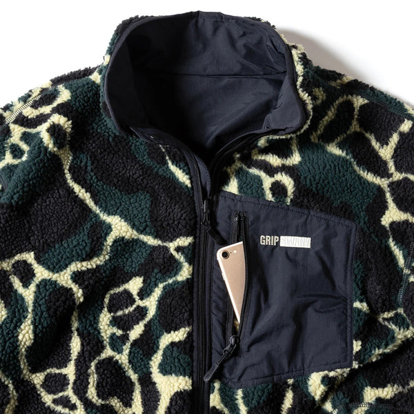GRIP SWANY ( グリップスワニー ) 【 GSMJ-060 】 REVERSIBLE JKT 4.0 | リバーシブル | ジャケット | アウター | 冬 | メンズ | 羽織り | ボア | 撥水 | タウンユース | おしゃれ | キャンプ | アウトドア | ぐりっぷすわにー