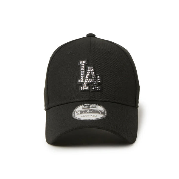 NEW ERA ( ニューエラ ) 9FORTY Rhinestone ラインストーン ロサンゼルス・ドジャース ブラック | グレー | ピンク | 帽子 | キャップ | 日よけ | UVカット | 紫外線対策 | 14942641 | 14942640 | 14942642 | にゅーえら