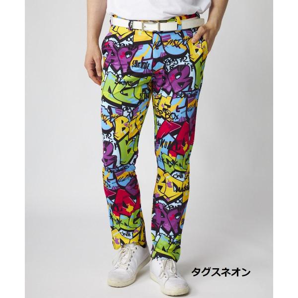 【 SALE 】 LOUDMOUTH ( ラウドマウス ) ストレッチツイル 柄ロングパンツ | ゴルフ | ゴルフウェア | メンズ | 派手 | 765333 | ポリエステル | 速乾 | 吸汗 | 機能性 | ストレッチ | パンツ | ロングパンツ | らうどまうす