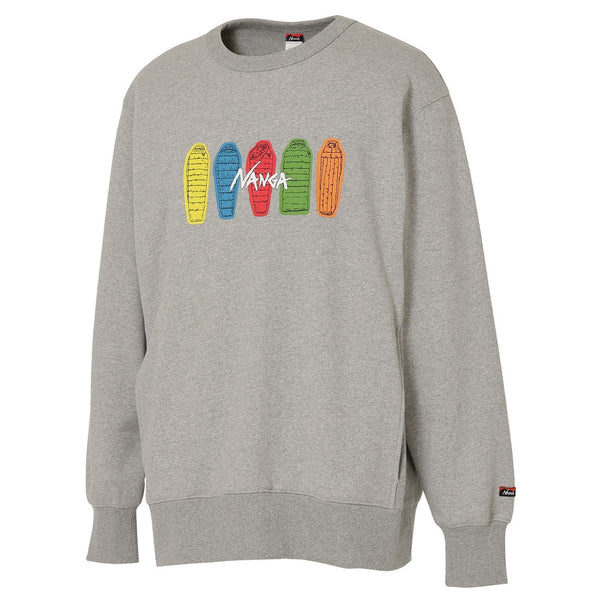 NANGA ( ナンガ ) ECO HYBRID SWEATSHIRT ( SB PT ) エコハイブリッド スウェットシャツ スリーピングバッグプリント | スウェットシャツ | シャツ | 長袖シャツ | 裏毛 | 長袖 | トップス | ウェア | アパレル