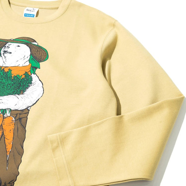 go slow caravan ( ゴースローキャラバン ) PIECLEX モックロディ ファーマークマ ロングスリーブ | MENS | メンズ | トップス | ウェア | ロンT | 長袖 | 長袖Tシャツ | Tシャツ | 抗菌 | 熊 | クマ | くま