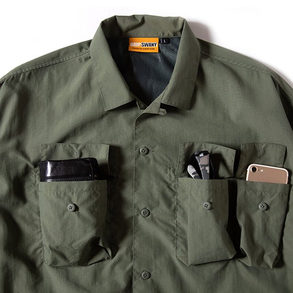 GRIP SWANY（グリップスワニー）SUPPLEX CAMP SHIRT 4.0 　GSS-35