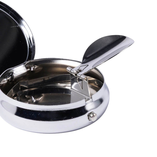 DULTON ( ダルトン ) PORTABLE ASHTRAY ポータブル アッシュトレイ | 携帯灰皿 | オシャレ | 可愛い | アイアン | クロームメッキ | 車 | リング付 | K655-757 | だるとん | 灰皿