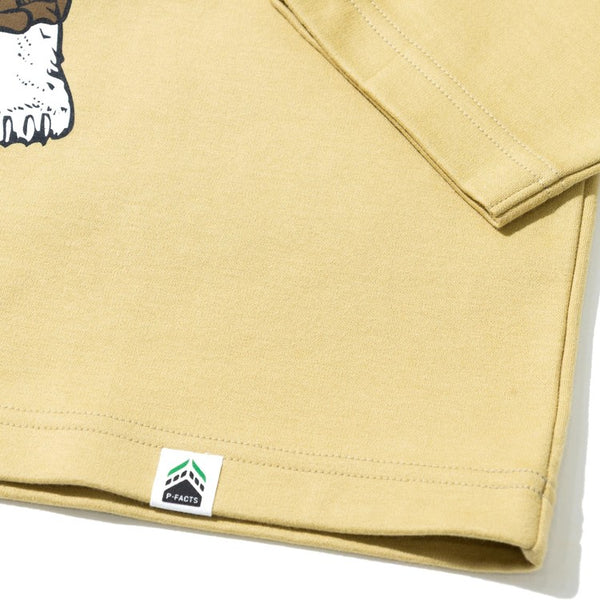 go slow caravan ( ゴースローキャラバン ) PIECLEX モックロディ ファーマークマ ロングスリーブ | MENS | メンズ | トップス | ウェア | ロンT | 長袖 | 長袖Tシャツ | Tシャツ | 抗菌 | 熊 | クマ | くま