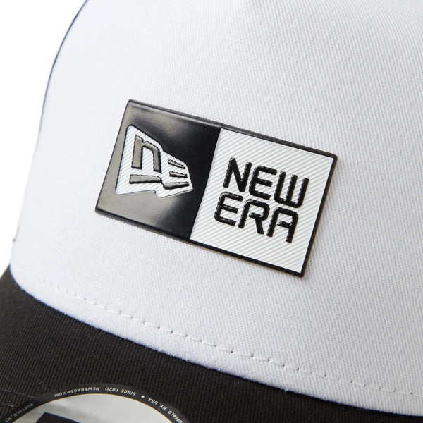 NEW ERA ( ニューエラ ) 9FORTY A-Frame トラッカー Box Logo TPUロゴ | 帽子 | キャップ | 日よけ | アウトドア | キャンプ | ユニセックス | メッシュ | スナップバック | サイズ調整 | ロゴ | にゅーえら