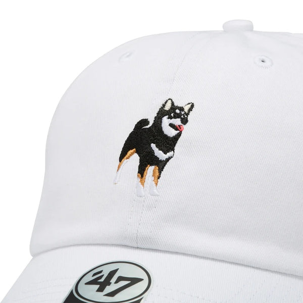 '47 ( フォーティーセブン ) '47 クリーンナップ DOG 柴犬 ココナッツ | ブラック | 帽子 | キャップ | 犬 | ワンちゃん | 刺繍 | ワンポイント | 日よけ | 紫外線対策 | ウォッシュド加工 | サイズ調整 | 14920359 | 14920358 | ふぉーてぃーせぶん